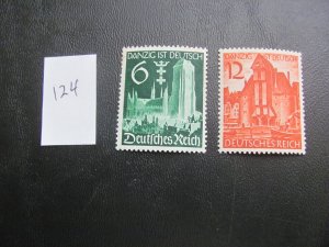 Germany 1939 MNH SC 492-493 SET   XF  (124)