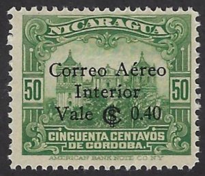 NICARAGUA C103 MLH BIN $.50 PLACE