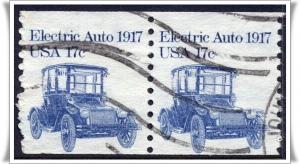 SC#1906 17¢ Electric Auto Coil Pair (1981) Used