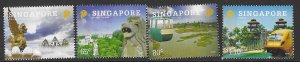 SINGAPORE SG1879/82 2009 TOURIST ATTRACTIONS  MNH