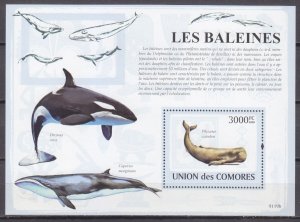 2009 Comoro Islands 2127/B475 Whales 15,00 €