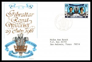 Gibraltar 406 Typed FDC