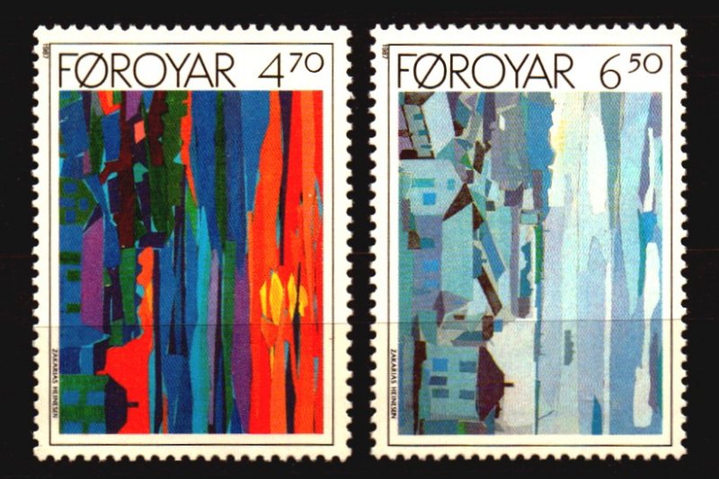 Faroe Islands Scott # 166 - 167 Unused NH