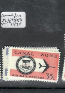 CANAL ZONE AIRPLANES SC C48-53   MNH    P0921H