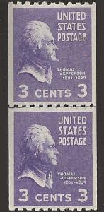 # 851 MINT NEVER HINGED THOMAS JEFFERSON