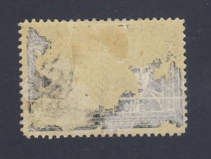 Canada 1908 Quebec Stamp; #100-7c MH Imprint on Back 2x PP Guide Value = $80.00