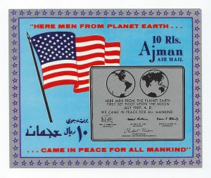 Ajman Apollo Mission souvenir sheet Mint Never Hinged