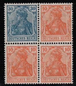 Germany Scott # 123, 119 (3), mint nh, se-tenant, W15