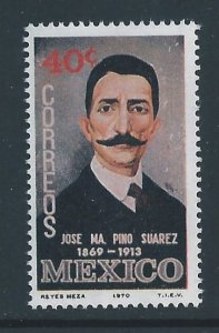 Mexico #1028 NH Jose Suarez Birth Cent.