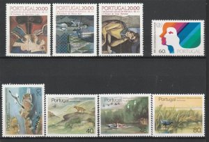 1985 Portugal 3 MNH* set / int. Youth Year / National Parks / Tiles 19719-