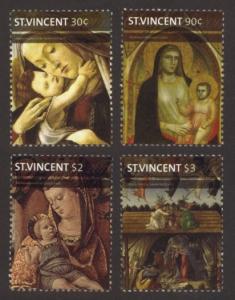 St. Vincent Sc# 3810-3 MNH Christmas 2011