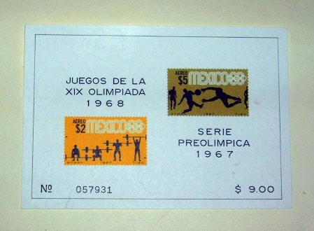 Mexico - C331a, MNH Imperf. S/S. Olympics. SCV - $7.50