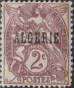 Algeria, #2 Mint Hinged From 1924-26