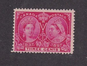 CANADA # 53 VF-MNH 3cts JUBILEE CAT VALUE $120 ONLY $12 ITS LOOKING LIKE XMAS