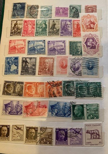 STAMP STATION PERTH Italy Collection ) in Album 700+ stamps Mint/Hinged