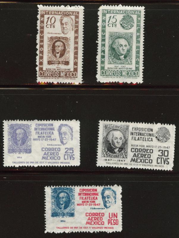 MEXICO Scott 826-827, C167-169 MNH** stamp set