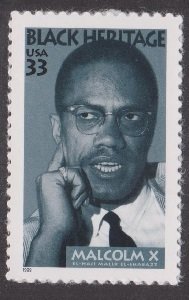 3273 Malcolm X MNH single