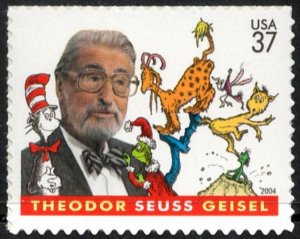 USA Sc. 3835 37c Dr. Seuss 2004 MNH single