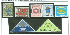 Jamaica #150-151/233-235/ Mint (NH) Single (Complete Set) (Scouts)