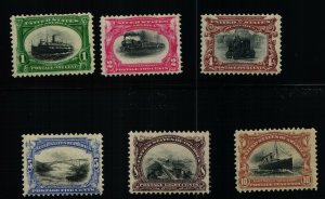 Scott #294-299 VF - Pan-American Expo - Set - HR - 1901