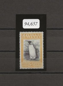 FALKLAND ISLANDS 1933 SG 136 MINT CAT £1000. CERT