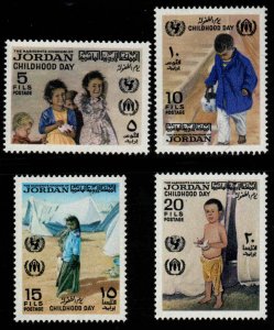 Jordan Scott 657-660  MNH** childhood set UNICEF & Refugee Emblems