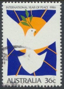 Australia SG 1039  Sc#  1004  Used Peace Year   see details  / scans 