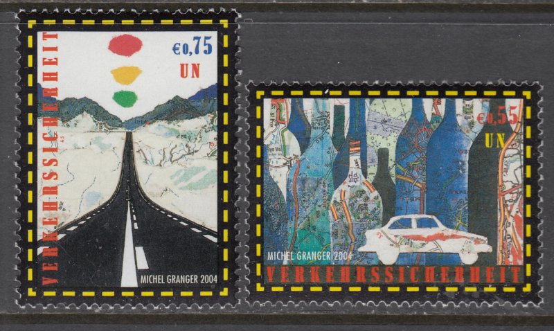 UN Vienna 347-348 MNH VF