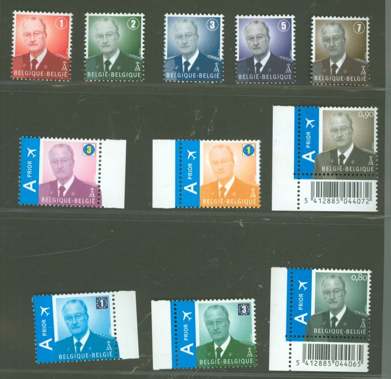 Belgium #2200-2216  Single (Complete Set) (King)