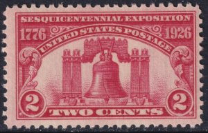 Sc# 627 U.S. 1926 Liberty Bell 2¢ issue MNH CV $4.00 stk #2