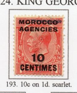 Morocco Agencies 1917-24 GV Issue Mint Hinged 10c. Surcharged Optd 227295