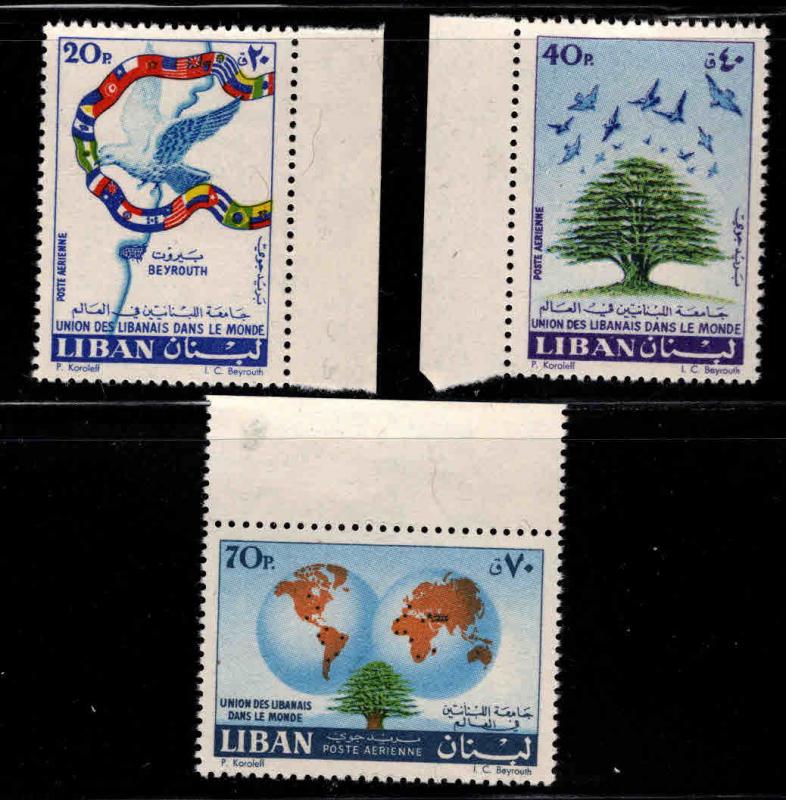 LEBANON Scott C293-295 MNH** 1960 Emigrant set