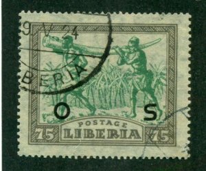 Liberia 1923 #O151 U SCV(2022)=$0.25