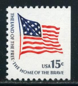 Scott #1598 - 15¢ Flag - MNH