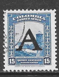 Columbia C188: 15c Spanish Fortification, Cartagena, used, F-VF