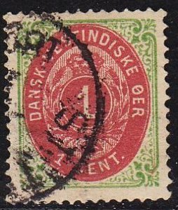 DÄNISCH DANSK WESTINDIEN [1873] MiNr 0005 II b ( O/used )