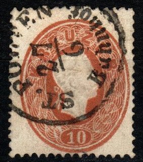 Austria #15 F-VF Used CV $3.00 (X1665)