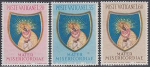 VATICAN Sc # 189-91 CPL MNH - END of the MARIAN YEAR