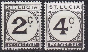 ST. LUCIA [Porto] MiNr 0011-12 ( **/mnh )