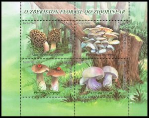 2019 Uzbekistan 1398-401KL Mushrooms