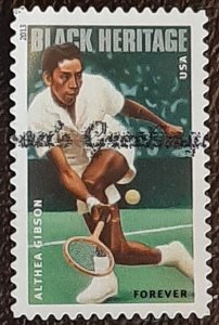 US Scott # 4803; used (46c) Althea Gibson from 2013; VF/XF centering; off paper