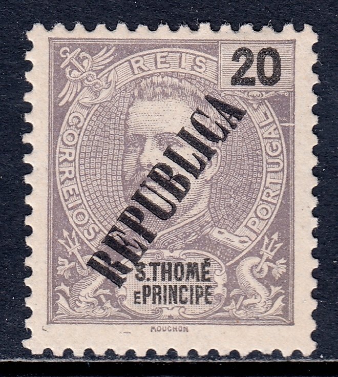 St. Thomas and Prince Islands - Scott #119 - MH - SCV $2.00
