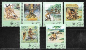 Cuba 2773-78 ESPAMER '85 set MNH