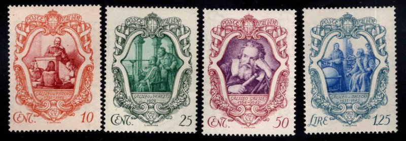 Italy Scott 419-422 MNH**  Galileo set