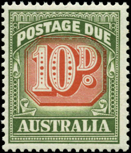 Australia Scott #J93 Mint Never Hinged  Type II