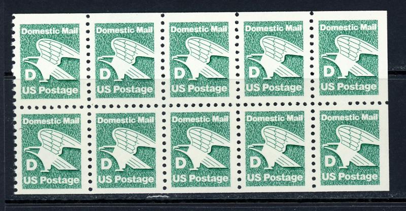 USA 2113a Mint (NH) Booklet Pane of 10 (D = 22c)