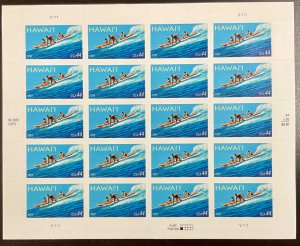 4415 Hawaii Statehood MNH 44 c Sheet of 20 FV $8.80  2009