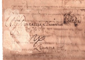 GB HISTORIC LETTER Cover London FRANCHES 1699 DISINFECTED Livorno Italy MAX101