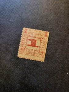 Stamps Colombia Antioquia Scott #128 hinged