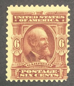 MOMEN: US STAMPS #305 MINT OG NH LOT #39650